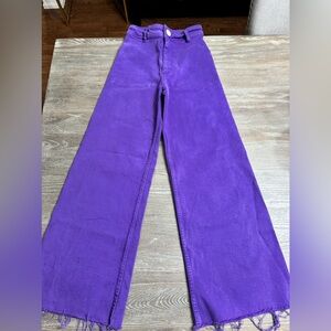 Purple Zara bootcut jeans
